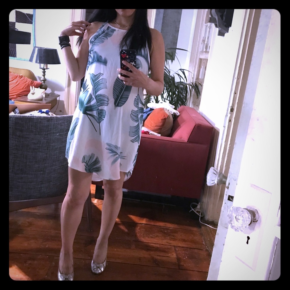 Summer Botanical Printed Dress